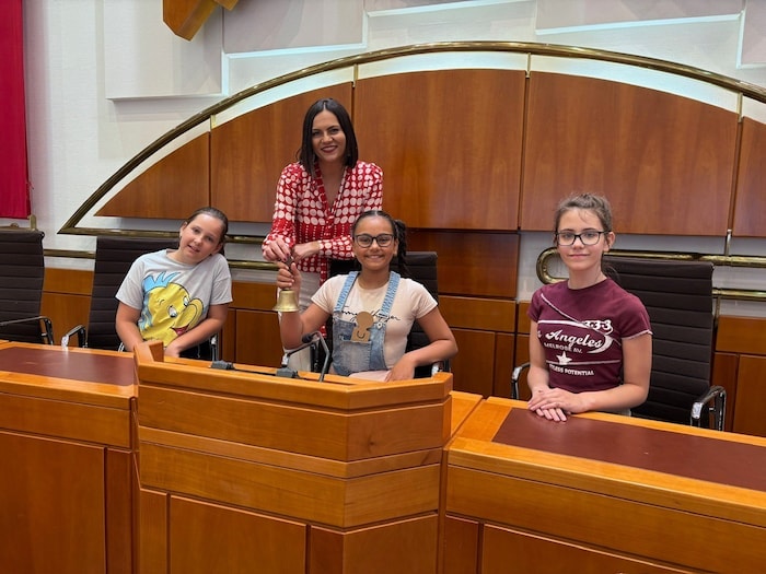 Der Landtag ist ein beliebtes Ausflugsziel für Schulklassen.