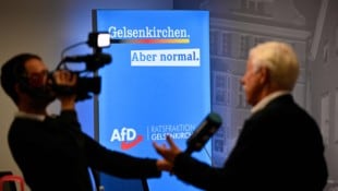 Norbert Emmerich, Kandidat der AfD während der Wahlen am Sonntag. 