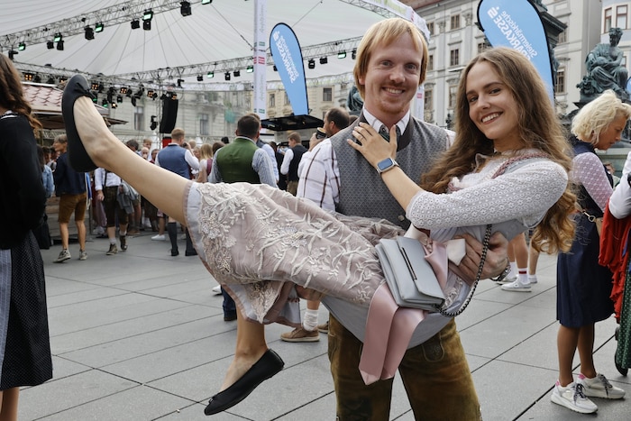 Verena Schmitt & Mario Theissl aus Groß St. Florian: „Wir sind jedes Jahr da, freuen uns darauf, ...