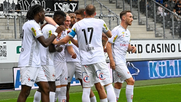 Der Jubel und das Spiel der Altacher hätte sich mehr Zuschauer verdient gehabt.