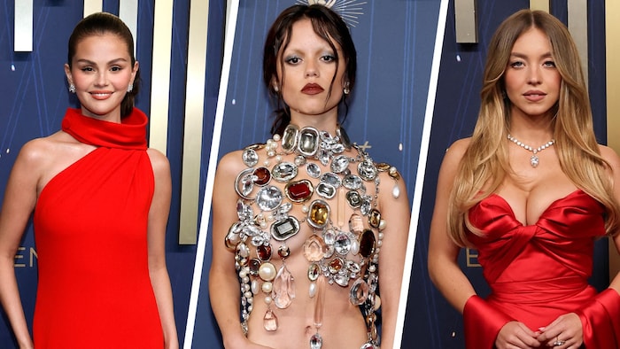 Selena Gomez, Jenna Ortega und Sydney Sweeney sorgten bei den Emmy-Awards für ...
