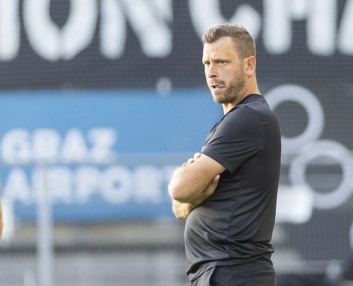 Sturm-Trainer Jürgen Säumel