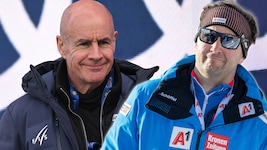 FIS-Präsident Johan Eliasch (li.) und ÖSV-Generalsekretär Christian Scherer