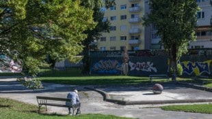 Der Josef-Huber-Park in Graz
