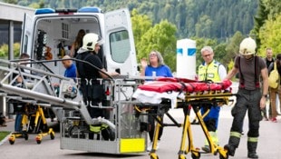 An fünf Stationen wurden Einsatzszenarien geübt.