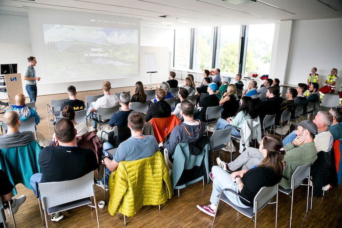 Auch Theorieeinheiten fanden statt.