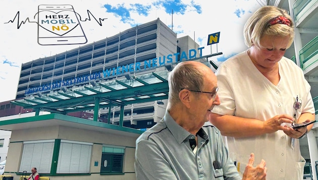 Per App werden die Patienten überwacht.