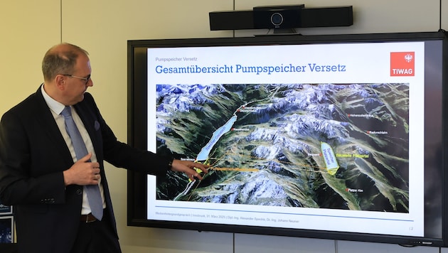 Tiwag-Bauvorstand Alexander Speckle hält einen Baustart 2029 für möglich.