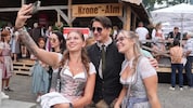 Die „Krone“-Alm empfing die Gäste am Eisernen Tor – unter ihnen auch Andreas Gabalier.