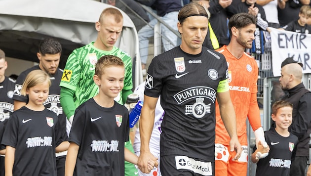 Stefan Hierländer führte erstmals seit 13 Monaten wieder Sturms Startelf an.