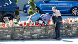Am Donnerstag überrollte ein Lkw Julia Gaiser (23): An der Unfallstelle erinnern Kerzen und ...