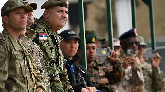 Internationale Militärbeobachter am Rande des „Sapad“-Manövers