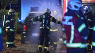 Die Helfer bekamen nach dem Einsatz „eine Dusche“