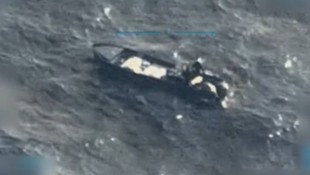 Trump veröffentlichte ein Video, das den Angriff auf das Boot zeigt.