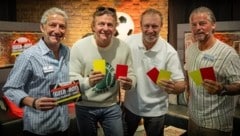 Moderator Hannes Steiner, „Krone“-Sportchef Peter Moizi, Ex-Tennis-Ass Stefan Koubek und Experte ...