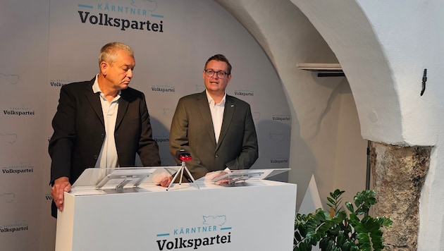 Julian Geier (r) ersetzt bei der VP Stadtrat Max Habenicht.