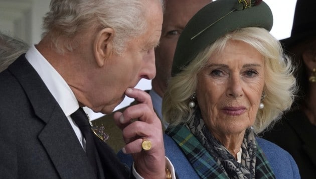 Königin Camilla bleibt der Trauerfeier für die Herzogin von Kent fern. Sie st erkrankt und ...