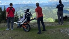 Eine neue Möglichkeit für Gehbehinderte, die heimische Bergwelt zu erleben, haben seit Kurzem ...