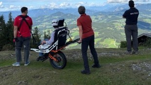 Eine neue Möglichkeit für Gehbehinderte, die heimische Bergwelt zu erleben, haben seit Kurzem ...