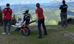 Eine neue Möglichkeit für Gehbehinderte, die heimische Bergwelt zu erleben, haben seit Kurzem ...