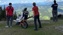 Eine neue Möglichkeit für Gehbehinderte, die heimische Bergwelt zu erleben, haben seit Kurzem ...