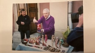 Harald Serafin sprang für eine Verkäuferin auf der Straße in Odessa ein und kurbelte das ...