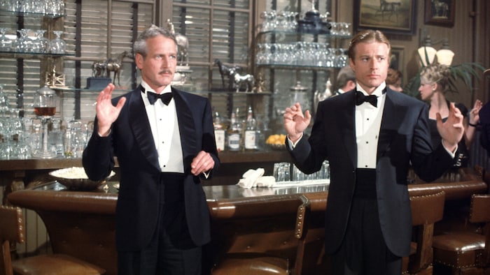 Robert Redford mit Paul Newman in „Der Clou“