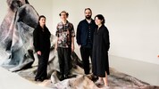 Die Kuratoren der Schau: Rose-Anne Gush, Robin Klengel, Philipp Sattler und Johanna Pichlbauer ...
