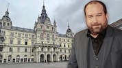 Politik-Analyst Christoph Haselmayer (IFDD) blickt schon auf die Graz-Wahl 2026.