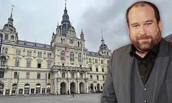 Politik-Analyst Christoph Haselmayer (IFDD) blickt schon auf die Graz-Wahl 2026.