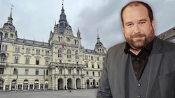 Politik-Analyst Christoph Haselmayer (IFDD) blickt schon auf die Graz-Wahl 2026.