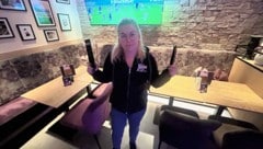 Für Wirtin Selina Schneider vom „Börserl“ zahlt sich das Zeigen von Fußball nicht aus.