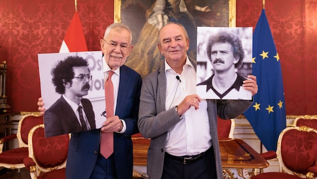 Herbert Prohaska war bei Bundespräsident Alexander Van der Bellen zu Gast.