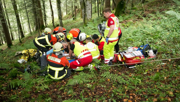 Der 18-Jährige verletzte sich bei dem Unfall schwer.