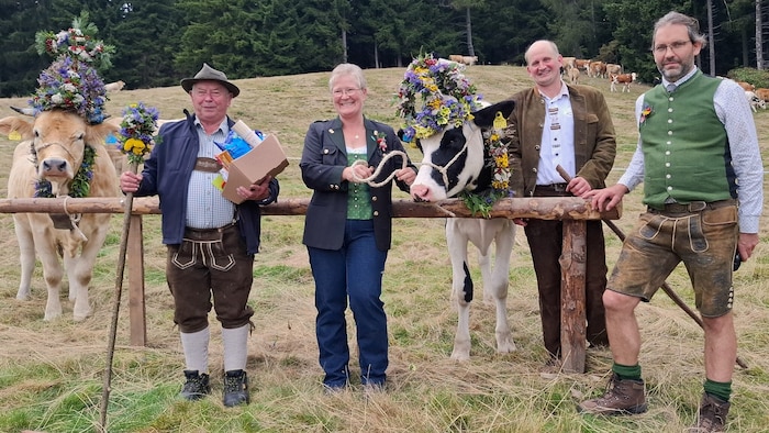 Der Almabtrieb im Joglland war besonders stimmungsvoll.