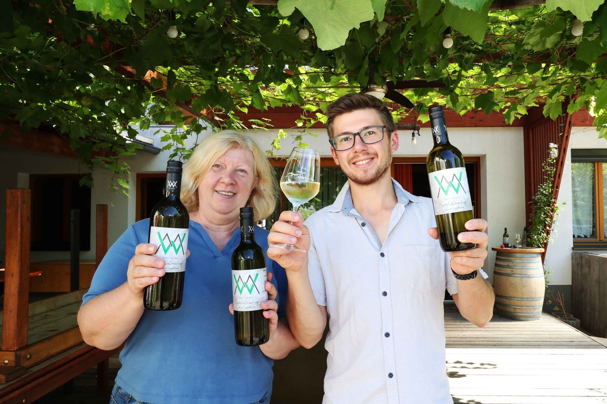 Welschriesling Ried Goldberg von Brigitte und Martin Wendelin aus Gols.