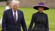 Melania Trump sorgt mit ihrem Outfit für Diskussionen. War dieser Hut ein modischer Hingucker ...
