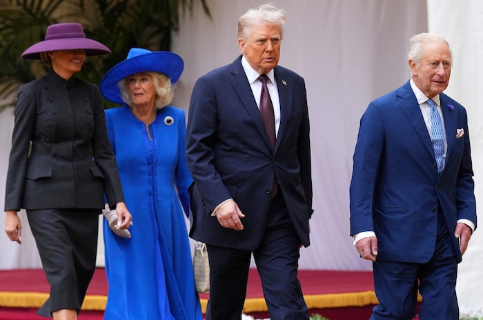 Melania Trump verstand sich blendend mit Königin Camilla. Im Netz schauten aber alle nur auf ...