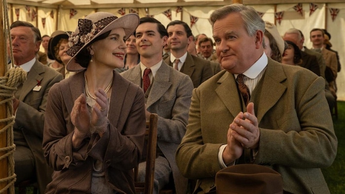 Sind sichtlich amused: Hugh Bonville, Elizabeth McGovern – Lord & Lady.