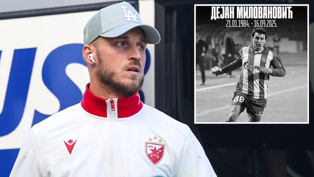 Roter Stern Belgrad, der Klub von Marko Arnautović, trauert um seinen ehemaligen Kapitän Dejan ...