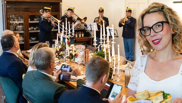 Verena Pelikan betreibt seit fünf Jahren ihr „SchlossStudio“ – und zum Jubililäum ergab sich im ...