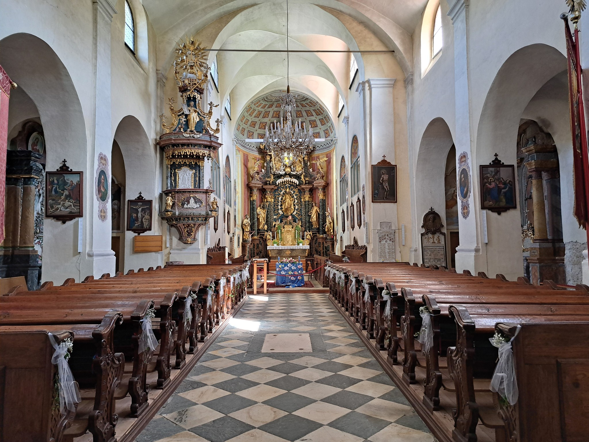 Legenden ranken sich um den Bau der Pfarrkirche St. Ulrich in Latschach