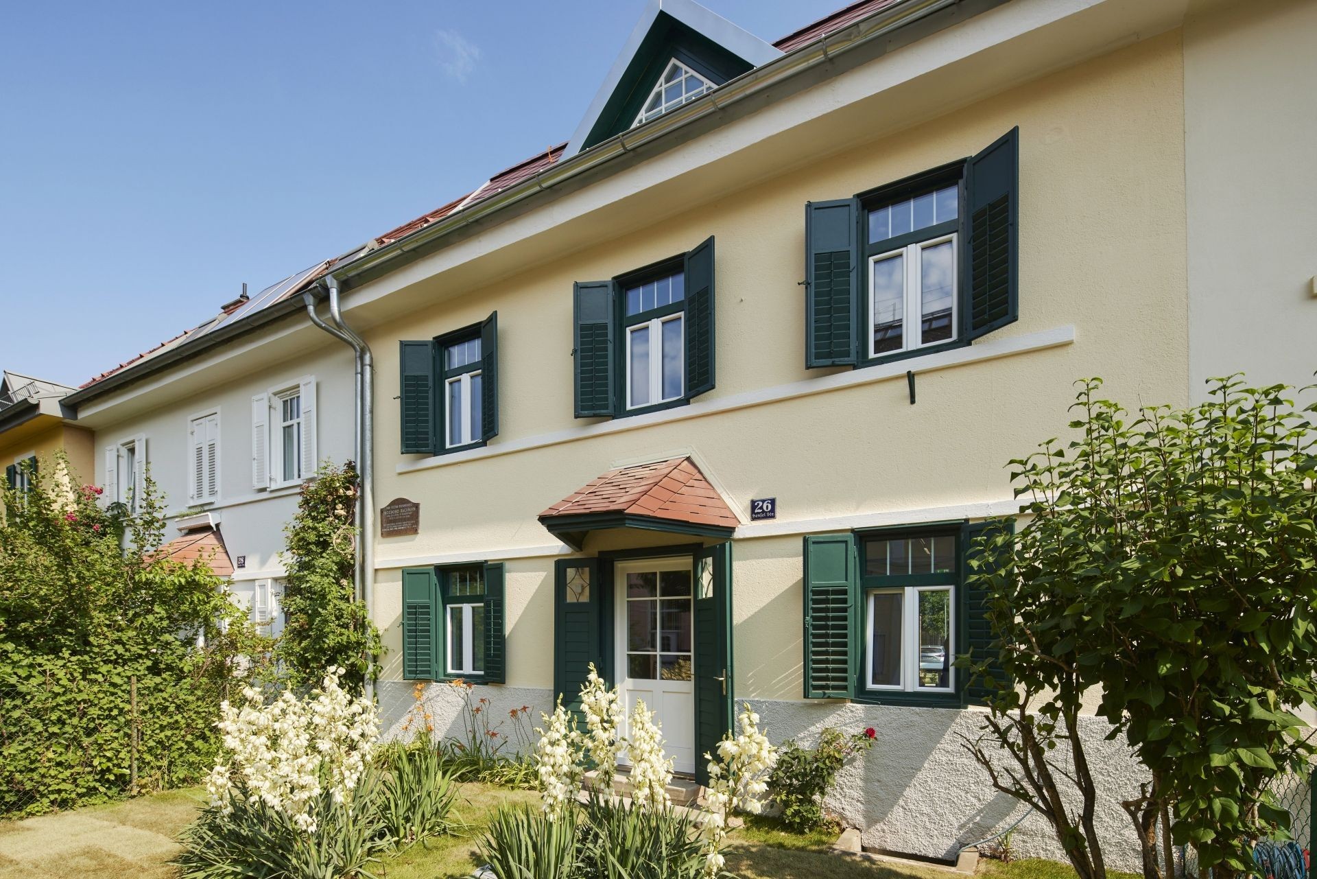 In diesem Haus in der Henselstraße in Klagnefurt lebte Ingeborg Bachmann mit ihrer Familie.