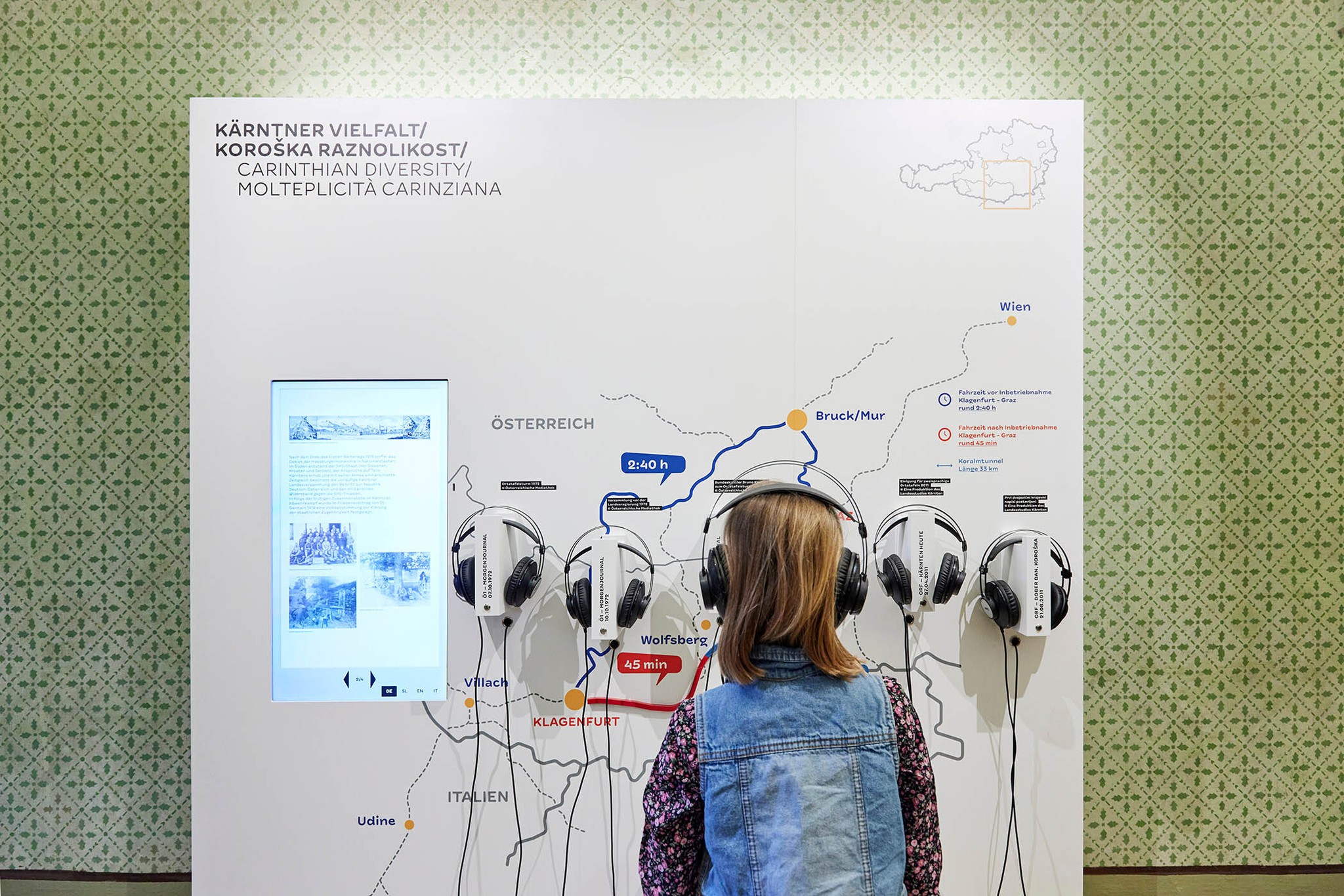 Das Tor zur Demokratie im Landhaus in Klagenfurt.