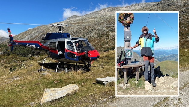 Insgesamt drei Polizeihubschrauber aus Kärnten, Salzburg und Tirol hoben ab, um nach dem ...