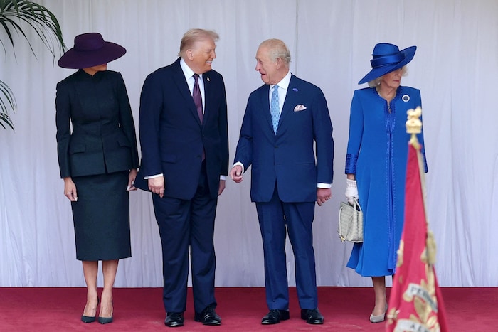 Donald Trump und König Charles verstehen sich großartig. Die Freundschaft und politische ...