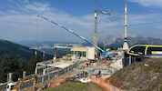 Baustelle mit Aussicht: Die Senderbahn auf den Hauser Kaibling nimmt im Dezember ihren Betrieb ...
