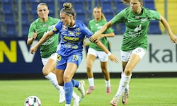 Gegen Fortuna Hjörring traf Carina Brunold doppelt in der Champions League-Quali. 