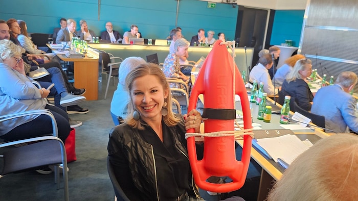 Julia Löschnig (VP) sorgte als Baywatch-Badenixe für einiges Aufsehen bei der ...