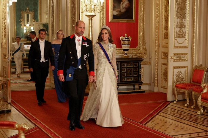 Prinz William und Prinzessin Kate bei ihrer Ankunft